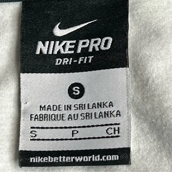Nike Pro Warm Static Half Zipped Pullover Top - Picture 4 of 5